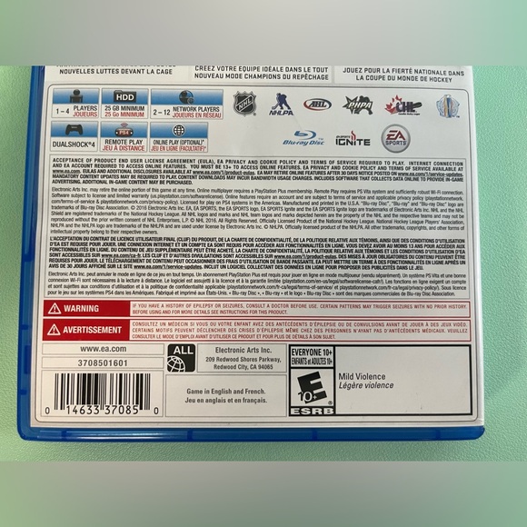 PS4 EA Sports NHL 17 Video Game, PlayStation 4 Game, Hockey Video Game - Picture 5 of 5